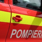 Video. Incendiu la ultimul vagon al unui tren de călători, în gara Ilteu. Călătorii au fost evacuați în siguranță