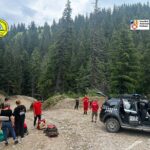 Accident pe drumul spre Cabana Ciucaș, patru persoane rănite
