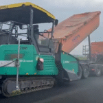 A început asfaltarea celui mai mare nod rutier din România, la intersecția autostrăzilor A7 și A8