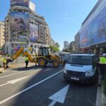 Traficul rutier prin Piața Unirii va fi redeschis marți dimineață, pe tronsonul dintre Splaiul Independenței și Bulevardul Corneliu Coposu