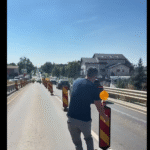 Scandal la pasajul peste A0: Primarul din Berceni a blocat lucrările de reparații